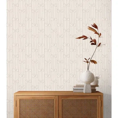 Soicher Marin Susan Hable Matsuri 33' L X 20.5" W  Wallpaper Roll In White