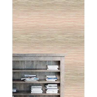 Soicher Marin Susan Hable Tiny Stripe Ombre 33' L X 20.5" W  Wallpaper Roll In Multi