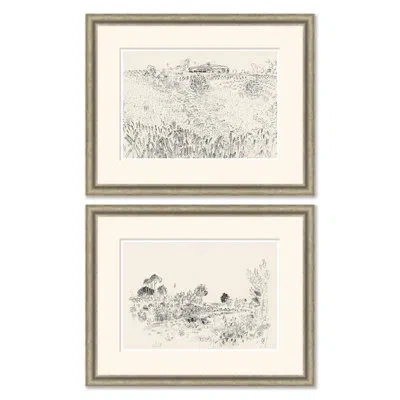 Soicher Marin Terrain I & Ii - 2 Piece Single Picture Frame Painting Set