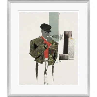 Soicher Marin Textile Lifestyle - Picture Frame Graphic Art On Paper In Black;green;gray