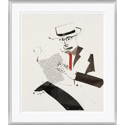 Soicher Marin Textile Lifestyle - Picture Frame Graphic Art On Paper In White