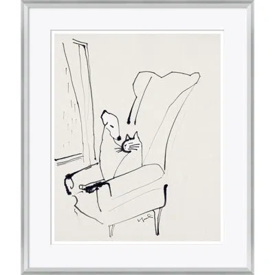 Soicher Marin Textile Pets - Picture Frame Drawing Print On Paper In Multi