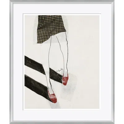 Soicher Marin Textile Women In Fashion - Picture Frame Graphic Art On Paper In White