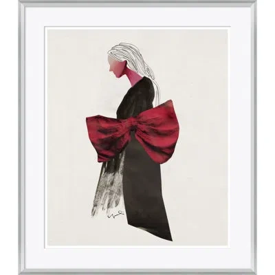 Soicher Marin Textile Women In Fashion - Picture Frame Graphic Art On Paper In Black;red