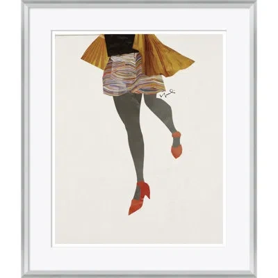 Soicher Marin Textile Women In Fashion - Picture Frame Graphic Art On Paper In Multi
