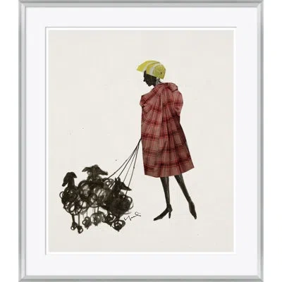 Soicher Marin Textile Women In Fashion - Picture Frame Graphic Art Print On Paper In Multi