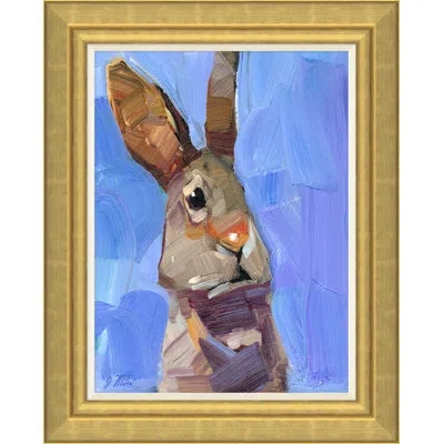 Soicher Marin The Bunny - Picture Frame Painting In Natural Framed