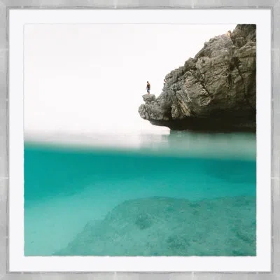 Soicher Marin 'the Dive' - Picture Frame Photograph On Paper In Blue;white;gray