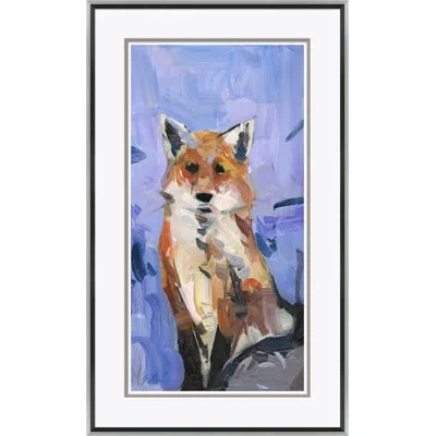 Soicher Marin The Fox - Picture Frame Painting In Brown;purple
