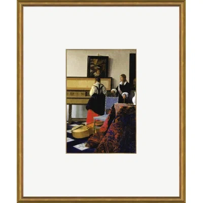 Soicher Marin The Music Lesson By Johannes Vemeer - Painting In Multi