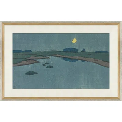 Soicher Marin Tidal Ii - Single Picture Frame Print In Blue