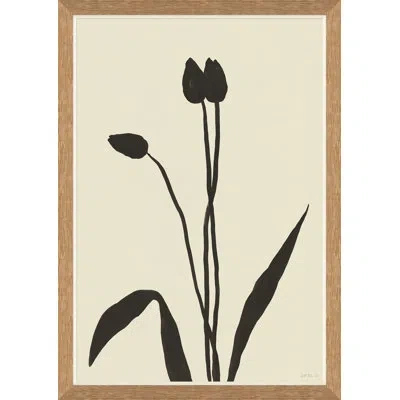 Soicher Marin Tiptoe Thru By Susan Hable - Single Picture Frame Painting In Black