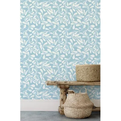 Soicher Marin Tonal Wallflower Vines 33' L X 20.5" W Wallpaper Roll In Multi