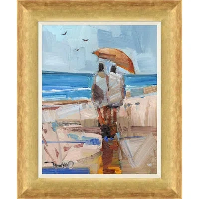 Soicher Marin Under The Umbrella By Joseph Mota - Picture Frame Painting On Canvas In Multi