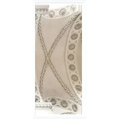 Soicher Marin Vaulted Ceiling No. 3 By David Phoenix - Picture Frame Photograph On Paper In Gray;beige
