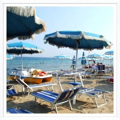 Soicher Marin 'vintage Beach'c - Picture Frame Photograph Print On Paper In Multi