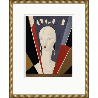 Soicher Marin " Vogue Cover, Art Deco Sculpture, Eduardo Garcia Benito, May 1, 1926 " In Multi