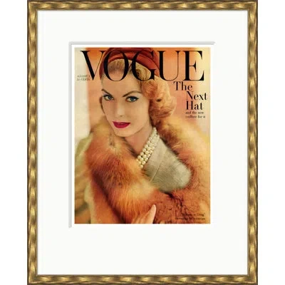 Soicher Marin " Vogue Cover, Mary Mclaughlin Wearing A Fox, Horst P. Horst, August 1, 1957 " In Brown