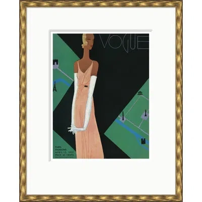 Soicher Marin " Vogue Cover, Paris Fashions #1, Eduardo Garcia Benito, April 15, 1931 " In Green
