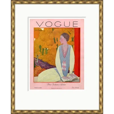 Soicher Marin " Vogue Cover, Paris Fashions, Georges Lepape, October 15, 1925 " In Multi
