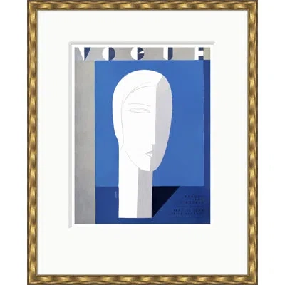 Soicher Marin " Vogue Cover, Sculpture, Eduardo Garcia Benito, May 15, 1929 " In Blue