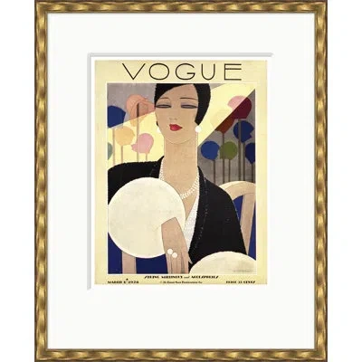 Soicher Marin " Vogue Cover, Spring Millinery, Harriet Meserole, March 1, 1928 " In Multi
