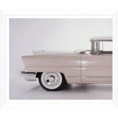 Soicher Marin " Vogue Magazine, "a Model Posing In Front Of A Vintage Car," Karen Radkai, September 1, 1955 - A " In Neutral