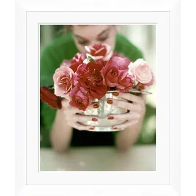 Soicher Marin " Vogue Magazine, "a Woman Holding A Bowl Of Roses," John Rawlings, June 1, 1952 "