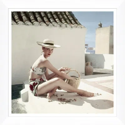 Soicher Marin " Vogue Magazine, "model Wearing A Calypso Patterned Bikini," Henry Clarke, June 1, 1952 " In Multi