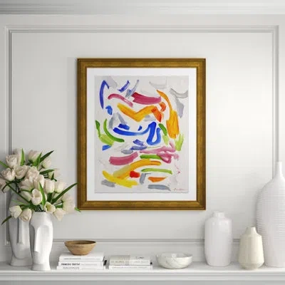 Soicher Marin Volupte Series Iii' By Dana Gibson - Picture Frame Painting On Paper In Brown