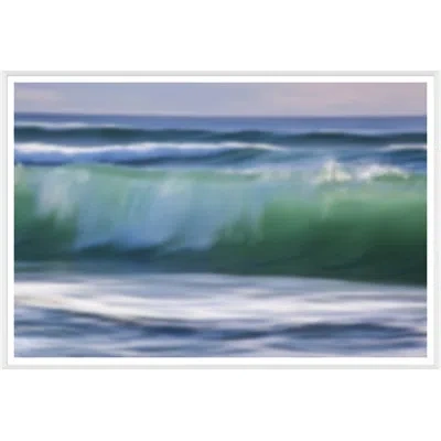Soicher Marin Waves - Picture Frame Graphic Art Print On Paper In Blue
