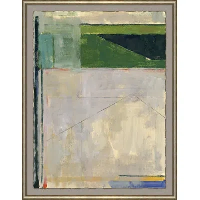 Soicher Marin 'what Dreams Iv' - Picture Frame Painting On Paper In Green;gray