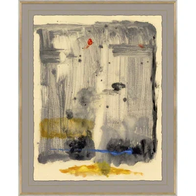 Soicher Marin 'what Dreams Viii' - Picture Frame Painting On Paper In Gray;beige