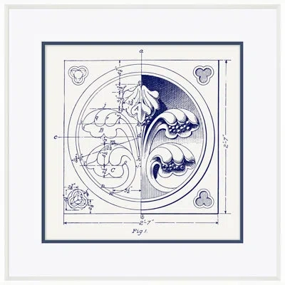 Soicher Marin White Figure 1 By David Phoenix - Frame Print On Paper In Multi