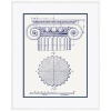 Soicher Marin White Ionic 5 By David Phoenix - Frame Print On Paper In Blue