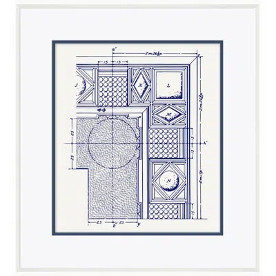 Soicher Marin White Rcp By David Phoenix - Frame Print On Paper In Multi