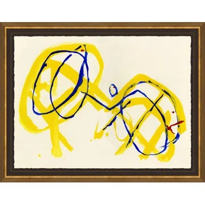 Soicher Marin 'wonder In Yellow' - Picture Frame Painting On Paper