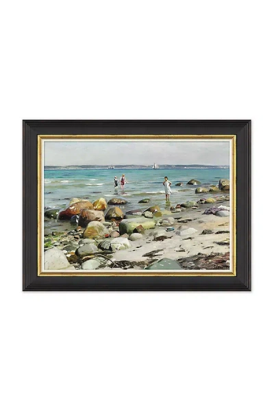 Soicher Marin Young Woman At The Beach Wall Art In Multi