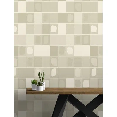 Soicher Marin Yuki Osada Checkered 33' L X 20.5" W Wallpaper Roll In Multi