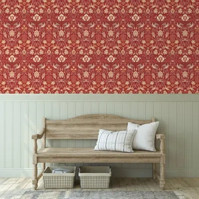 Soicher Marin Yuki Osada Cloves And Flowers 33' L X 20.5" W Wallpaper Roll In Multi
