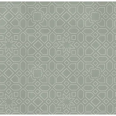 Soicher Marin Yuki Osada Garden Grids 33' L X 20.5" W  Wallpaper Roll In Green