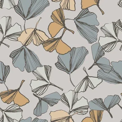 Soicher Marin Yuki Osada Ginko I 33' L X 20.5" W  Wallpaper Roll In Animal Print