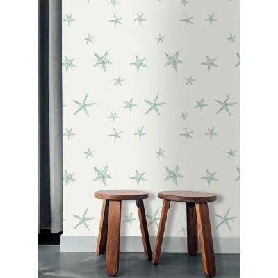 Soicher Marin Yuki Osada Speckled Sea Stars 33' L X 20.5" W  Wallpaper Roll In Multi