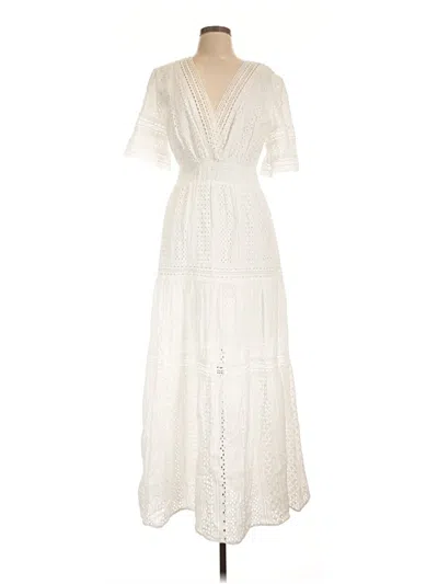 Pre-owned Soieblu Casual Dress In Ivory