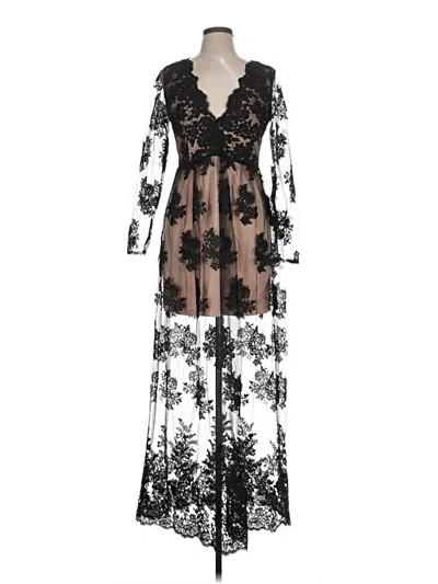 Pre-owned Soieblu Cocktail Dress In Black