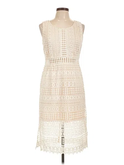 Pre-owned Soieblu Cocktail Dress In Ivory