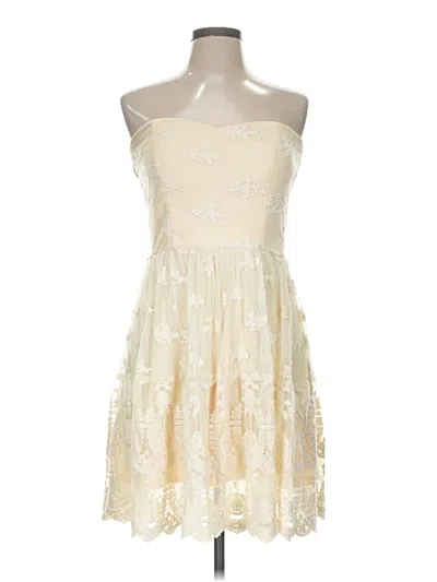 Pre-owned Soieblu Cocktail Dress In Ivory