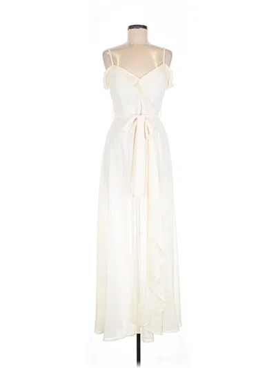Pre-owned Soieblu Cocktail Dress In White