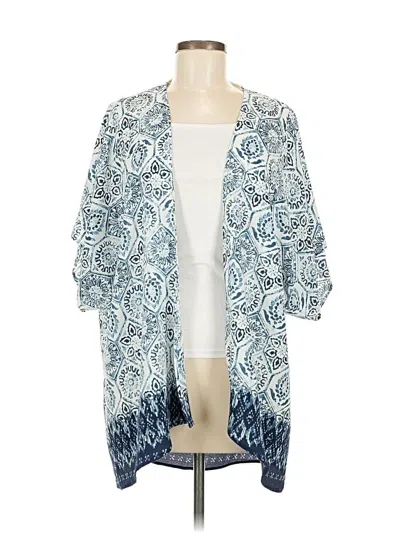 Pre-owned Soieblu Kimono In Blue