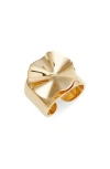 Soko Bidu Statement Ring In Gold